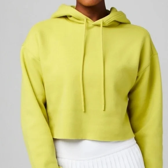 FABLETICS Cozy Fleece Cropped Hoodie - Picture 3 of 12